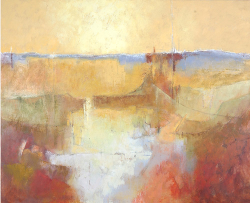 an abstract painting named slucie gate