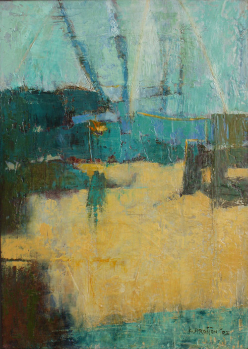 An abstract painting named The Hard